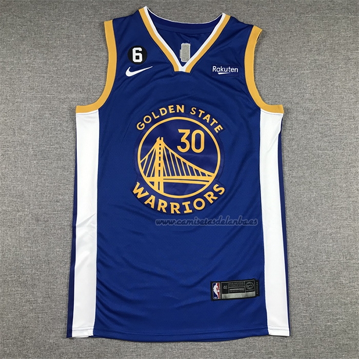 Camiseta Golden State Warriors Stephen Curry NO 30 Icon 2022-23 Azul